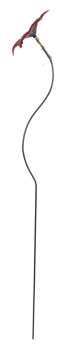 Zauberhafter Gartenstecker Glasblume rot ca. 120 cm - Gartendekoration
